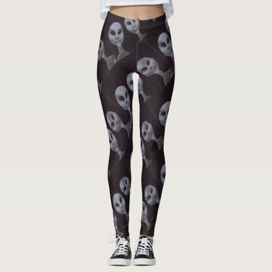 Alien Grays Leggings (Vorderseite)