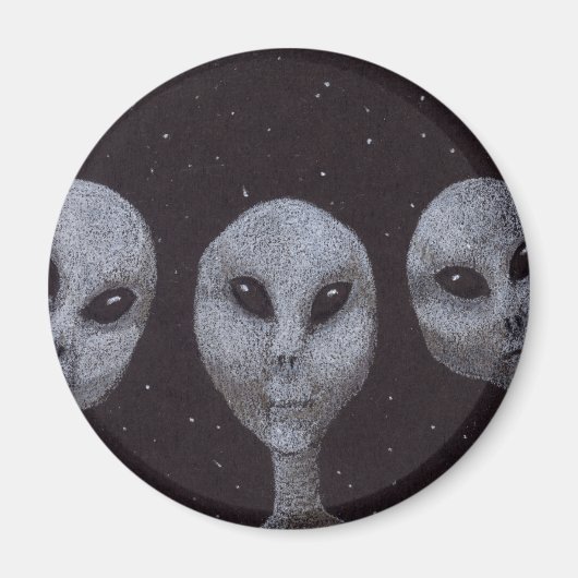 Alien Grays Magnet (Vorne)