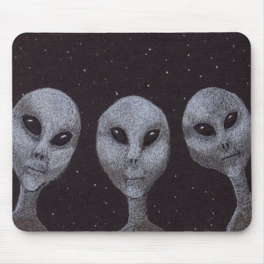 Alien Grays Mousepad (Vorne)