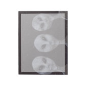 Alien Grays Notizblock (Rotiert)