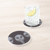 Alien Grays Sandstein Untersetzer (Seite)