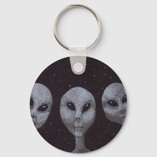 Alien Grays Schlüsselanhänger (Vorderseite)