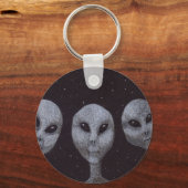 Alien Grays Schlüsselanhänger (Vorderseite)