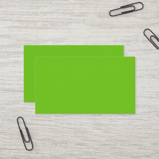 Alien Green Business Card Visitenkarte (Vorderseite/Rückseite Beispiel)