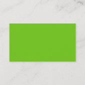 Alien Green Business Card Visitenkarte (Vorderseite)