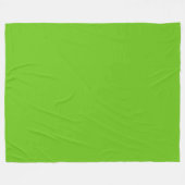 Alien Green Fleece Blanket (Vorderseite (Horizontal))