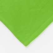 Alien Green Fleece Blanket (Ecke)