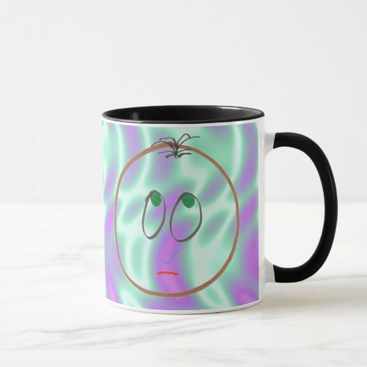 Alien Green, Funny Faces Tasse (Rechts)