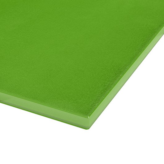 Alien Green Glass Cutting Board Schneidebrett (Ecke)