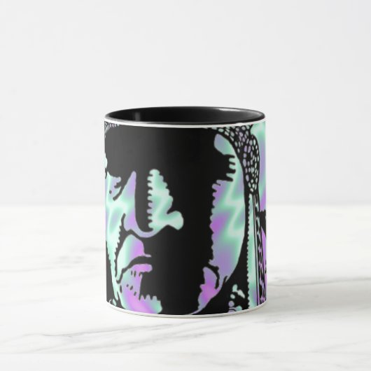 Alien Green, indische Tasse (Zentrum)