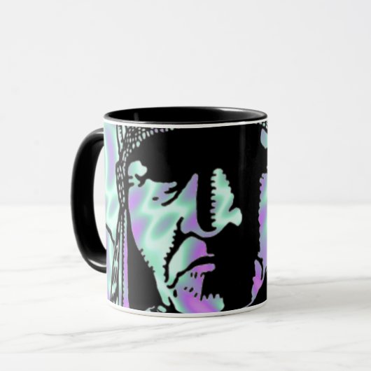 Alien Green, indische Tasse (Vorderseite Links)