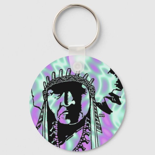 Alien Green, indischer Schlüsselanhänger (Vorderseite)