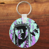 Alien Green, indischer Schlüsselanhänger (Vorderseite)