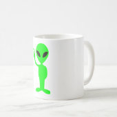ALIEN GREEN KAFFEETASSE (VorderseiteRechts)