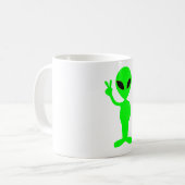 ALIEN GREEN KAFFEETASSE (Vorderseite Links)