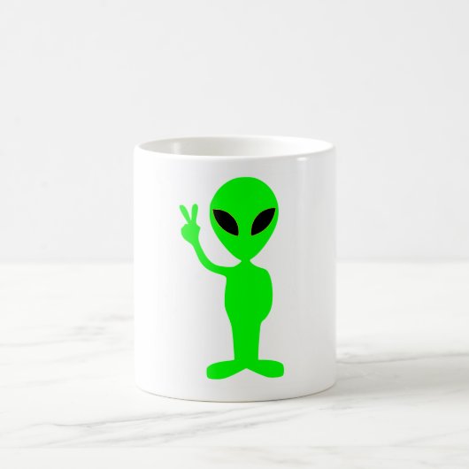 ALIEN GREEN KAFFEETASSE (Mittel)