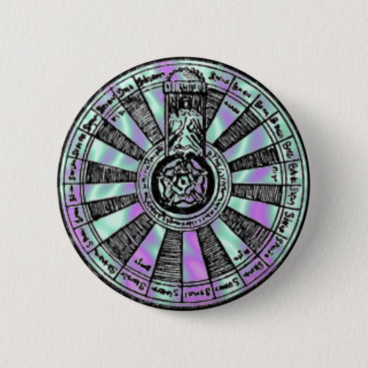 Alien Green, King Arthur-Knights Table Button (Vorderseite)