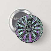 Alien Green, King Arthur-Knights Table Button (Vorne & Hinten)