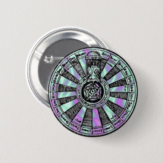 Alien Green, King Arthur-Knights Table Button (Vorne & Hinten)