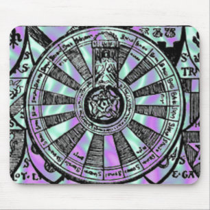 Alien Green, King Arthur-Knights-Table Mouse Pad Mousepad