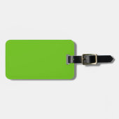 Alien Green Luggage Tag Gepäckanhänger (Vorderseite horizontal)