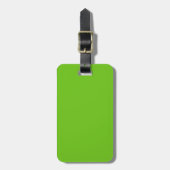 Alien Green Luggage Tag Gepäckanhänger (Vorderseite vertikal)
