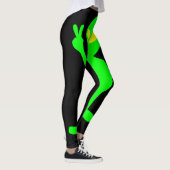 ALIEN GREEN MAN YOGA PANTS LEGGINGS (Rechts)
