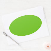 Alien Green Oval Sticker (Umschlag)