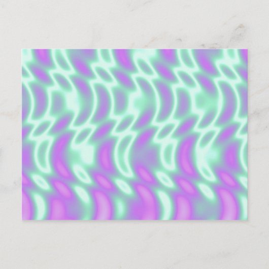 Alien Green Postcard Postkarte (Vorderseite)