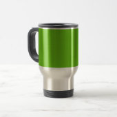 Alien Green Stainless Steel Travel Mug Reisebecher (Vorderseite Links)