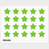 Alien Green Star Sticker (Blatt)