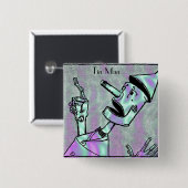 Alien Green, Tin Man Button (Vorne & Hinten)