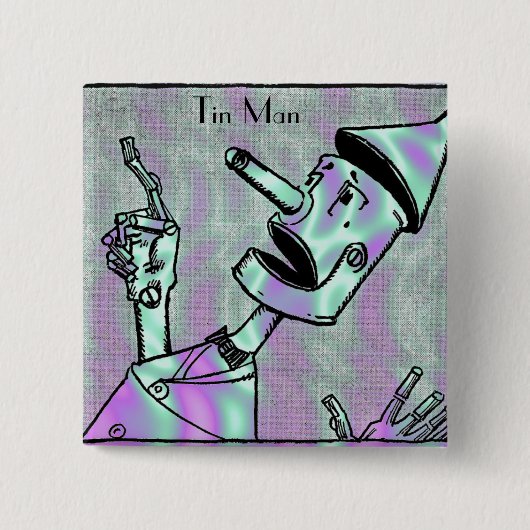 Alien Green, Tin Man Button (Vorderseite)