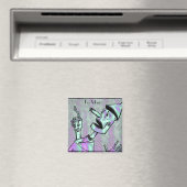 Alien Green, Tin Man Magnet (In Situ (Geschirrspüler))