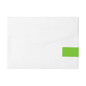 Alien Green Wraparound Address Label (Rückseite)