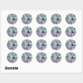 Alien Green, Zinn Man Sticker (Blatt)