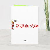 Alien Greeting Card Karte (Rückseite)