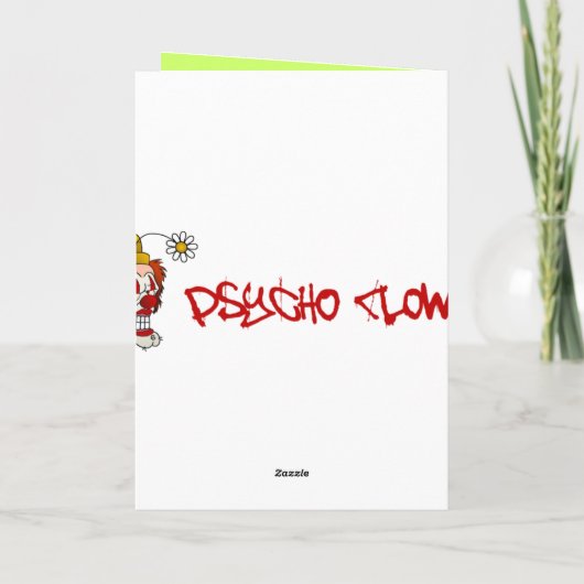 Alien Greeting Card Karte (Rückseite)