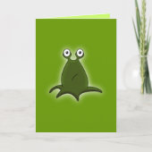 Alien Greeting Card Karte (Vorderseite)