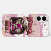 Alien GRILLEN Cow Abduction Joke Case-Mate iPhone Hülle (Rückseite (Horizontal))