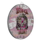 Alien GRILLEN Cow Abduction Joke Dartscheibe (Vorderseite Links)