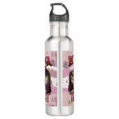 Alien GRILLEN Cow Abduction Joke Edelstahlflasche (Rückseite)