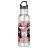 Alien GRILLEN Cow Abduction Joke Edelstahlflasche (Vorderseite)