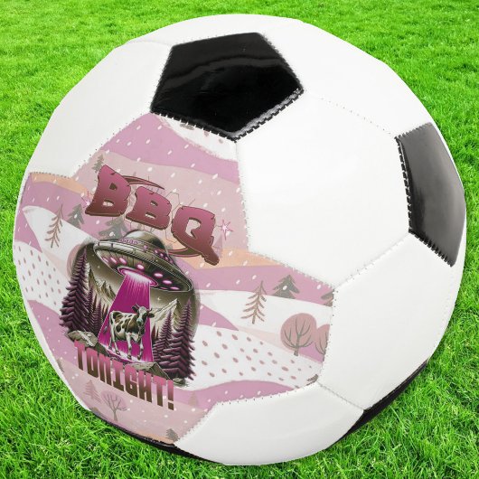 Alien GRILLEN Cow Abduction Joke Fußball