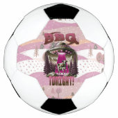 Alien GRILLEN Cow Abduction Joke Fußball (Vorderseite)