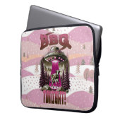 Alien GRILLEN Cow Abduction Joke Laptopschutzhülle (Vorderseite Links)