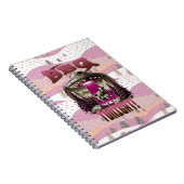 Alien GRILLEN Cow Abduction Joke Notizblock (Rechte Seite)