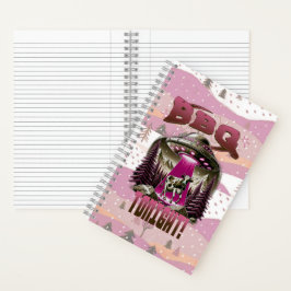 Alien GRILLEN Cow Abduction Joke Notizblock