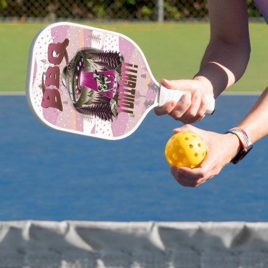 Alien GRILLEN Cow Abduction Joke Pickleball Schläger (InSitu)