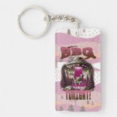 Alien GRILLEN Cow Abduction Joke Schlüsselanhänger (Vorderseite)